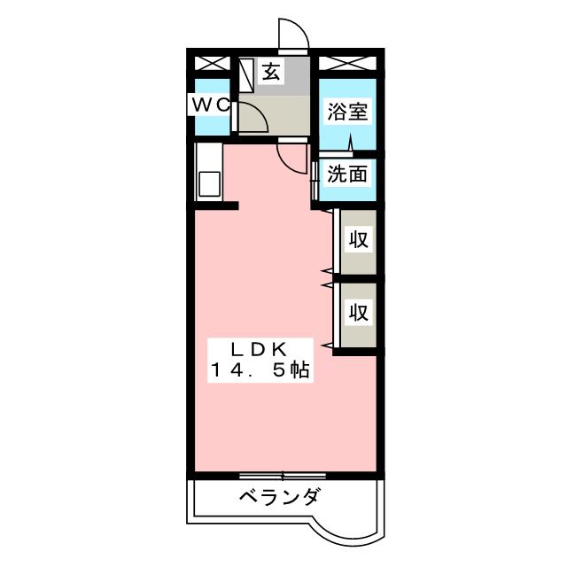 タウンロイヤルの間取り写真