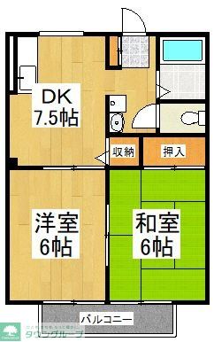 ヴィレッジIIの間取り写真