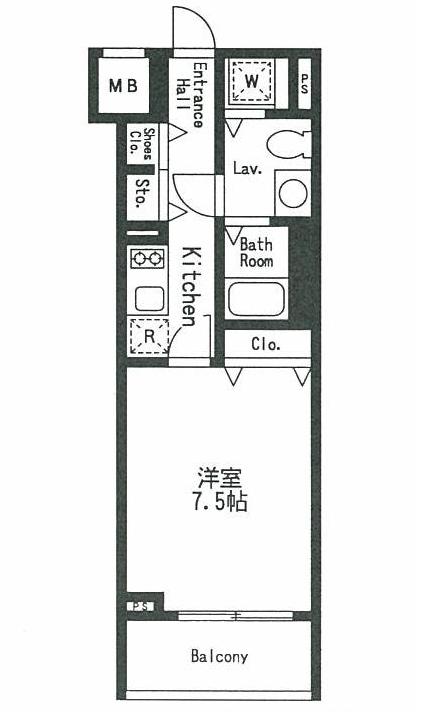 グロースメゾン新横浜の間取り