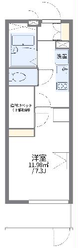 レオパレス見付山の間取り