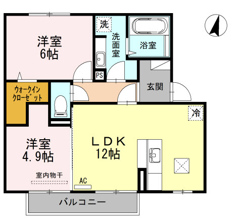 アーバン大悟法IIの間取り