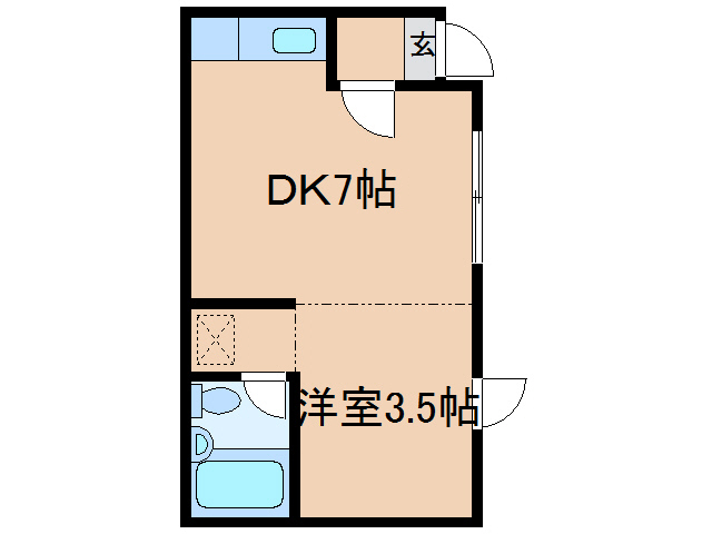 パークサイドＵの間取り