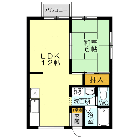 メゾンドアスティの間取り