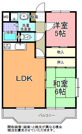 ファミール笠原の間取り