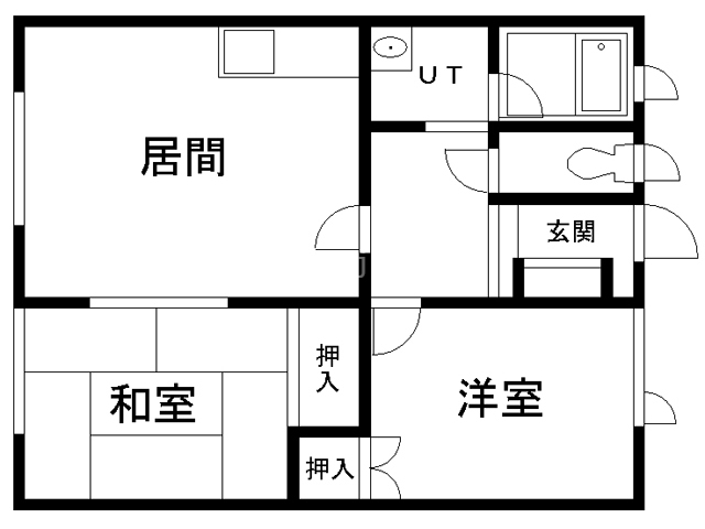 メゾン豊川の間取り