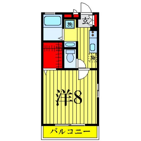 東京都足立区舎人１（アパート）の賃貸物件の間取り