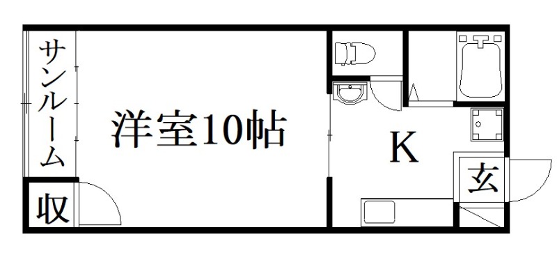 静岡県浜松市中央区半田山６（アパート）の賃貸物件の間取り