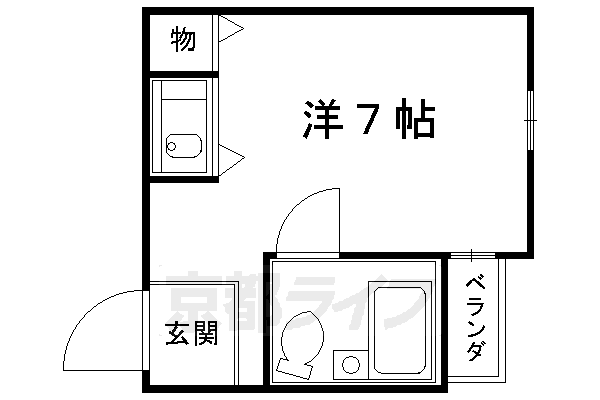 マンションチトセの間取り