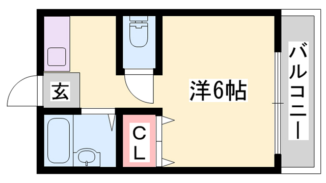 コンフォート花北の間取り