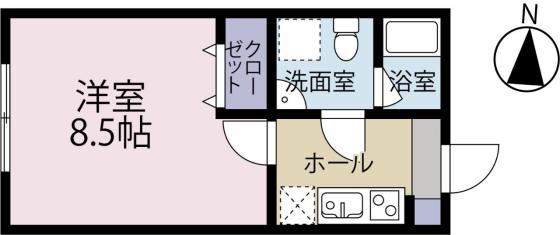 アミティ館内二番館の間取り