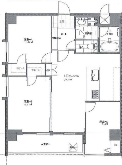 ＫＤＸ中野坂上ビルの間取り