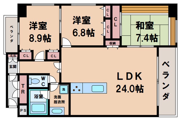 帝塚山松寿庵の間取り