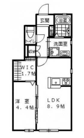 広島市中区吉島新町のマンションの間取り