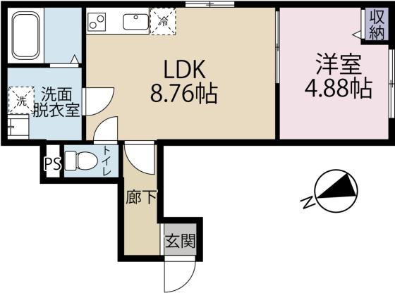 GranSuite Motoomachiの間取り