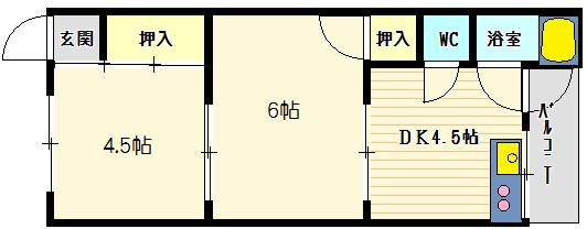 第１松雅荘の間取り