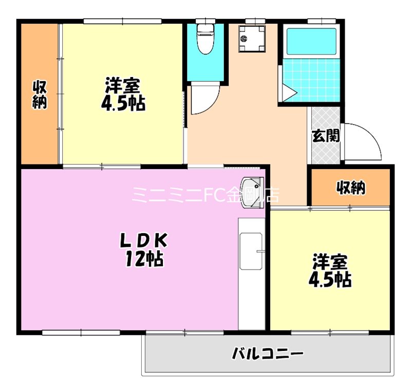 狭山住宅４号棟の間取り