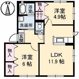 ラポールの間取り