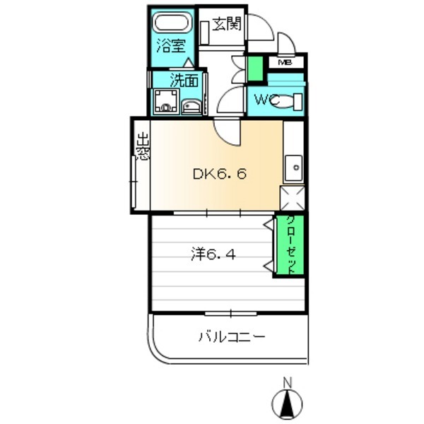 ピースフレンド２３８の間取り