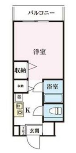 【相模原市中央区清新のマンションの間取り】