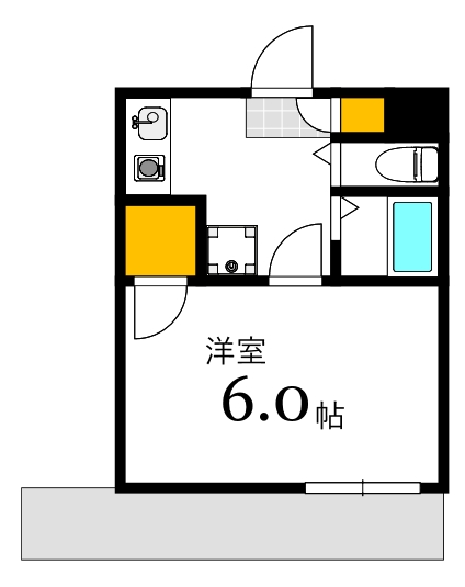 第11片山ビルの間取り