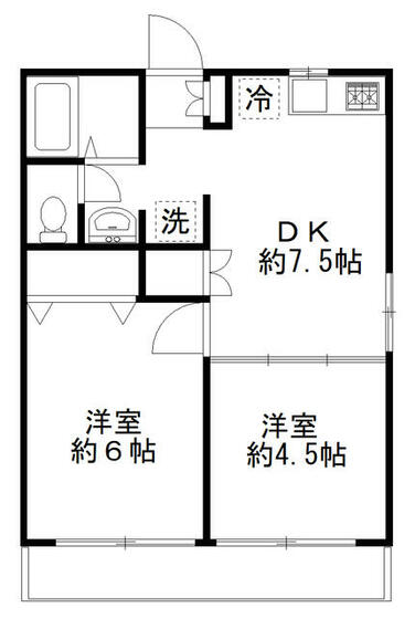 モンペール高円寺の間取り