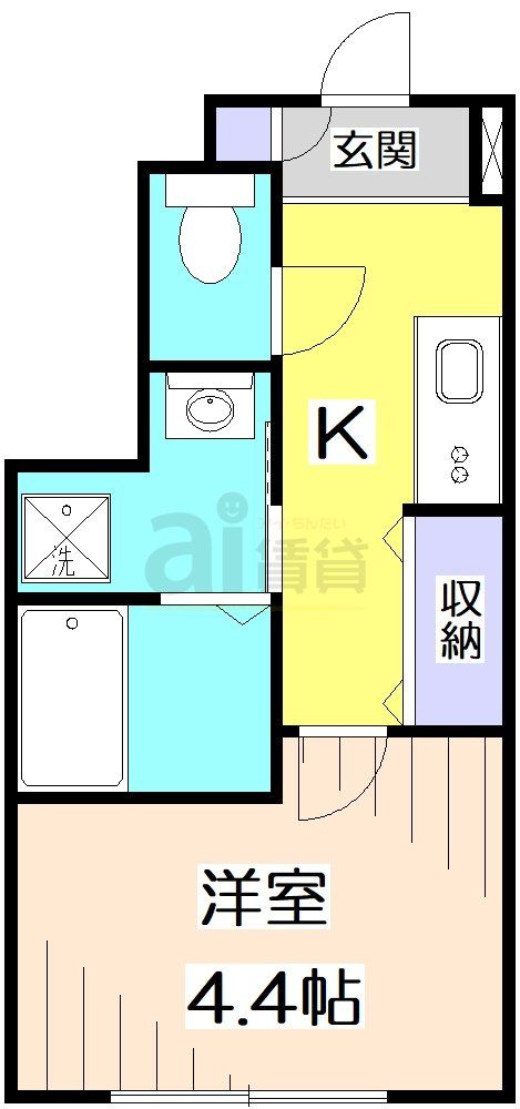 練馬区向山のマンションの間取り