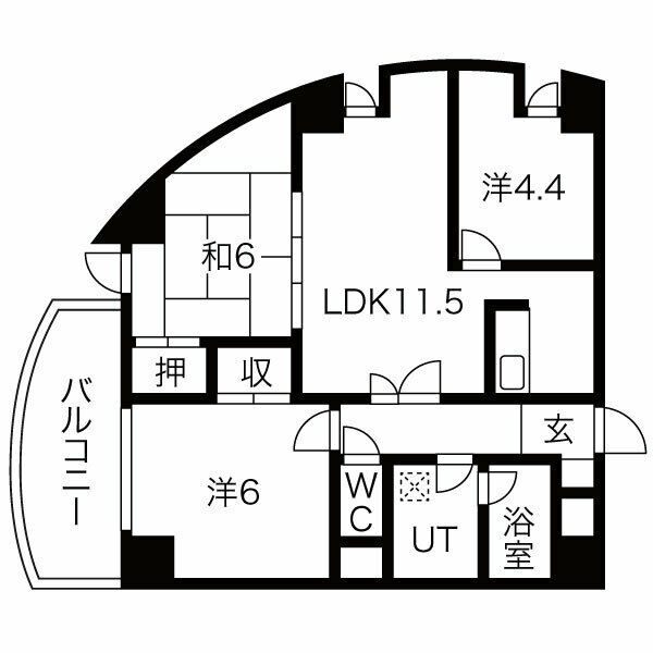 ＵＲＢＡＮ　ＳＴＡＧＥ　ナゴヤの間取り