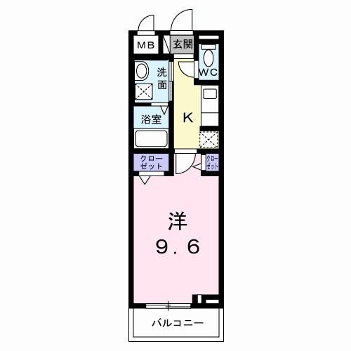 下池田町１丁目アパート（０２７５９３３０１）の間取り