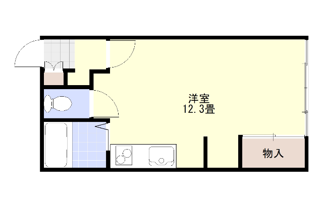 ハイツラポートＢの間取り