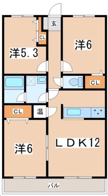 ブレインマンションの間取り