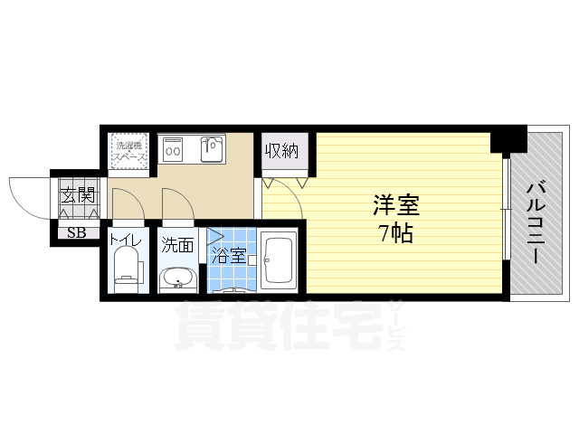 W-STYLE新大阪の間取り