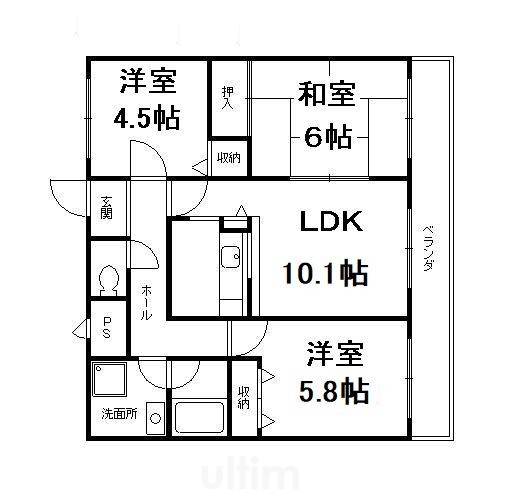 【ルミエール森東の間取り】