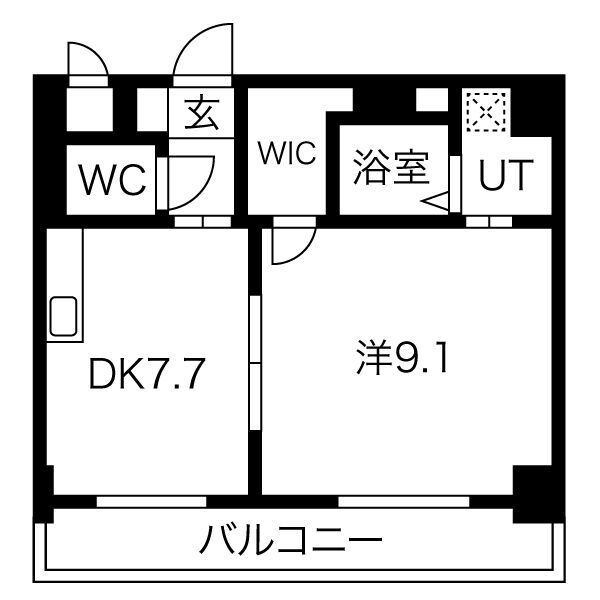 Casone assoの間取り