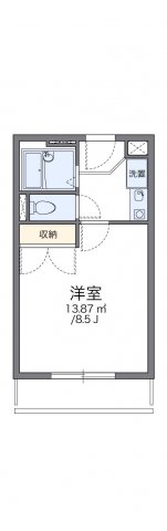 レオパレス中井町２の間取り