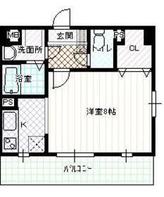 ソレイユ勝川の間取り