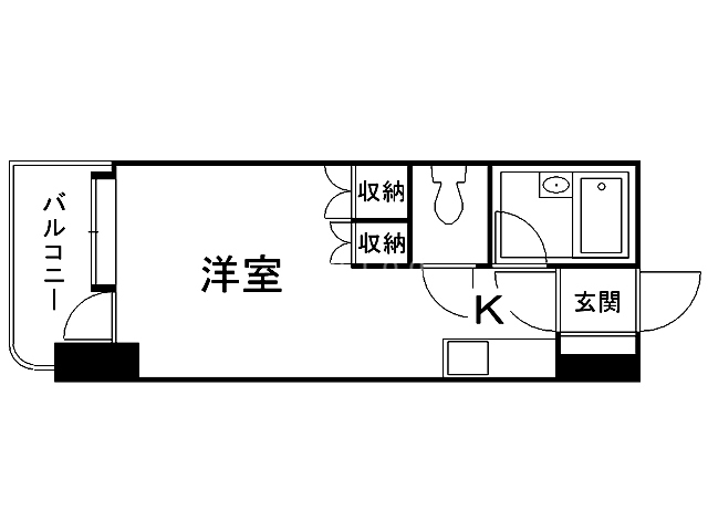 札幌市中央区南八条西のマンションの間取り