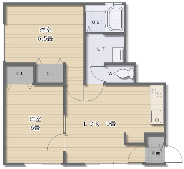 TRES.1の間取り