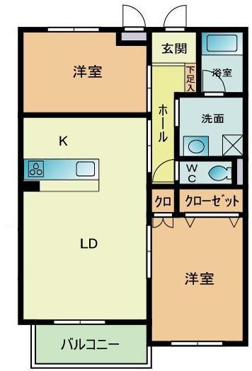 【ゼルコバIの間取り】