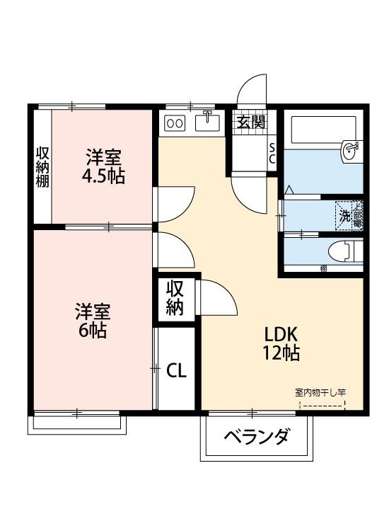 グリーンヒルズの間取り