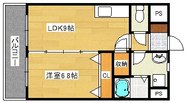 メゾンドポラリスの間取り