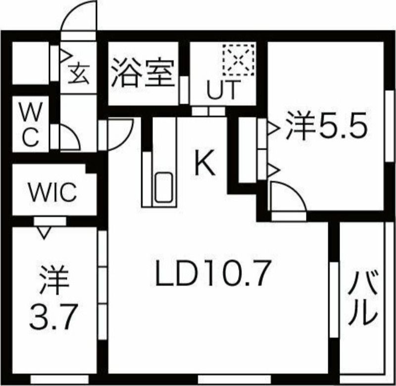 ダリアソーテラスの間取り