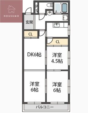 柏原ファミリーハイツの間取り