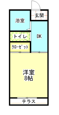 コンフォート健軍の間取り