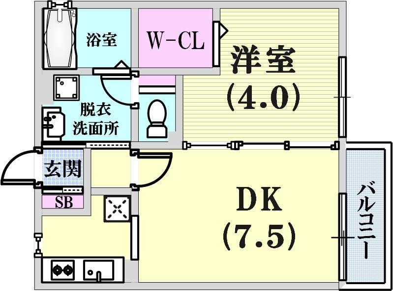 エスポワールの間取り