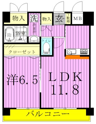 プライム柏の間取り