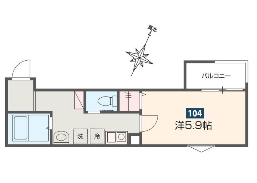 MELDIA京成高砂の間取り