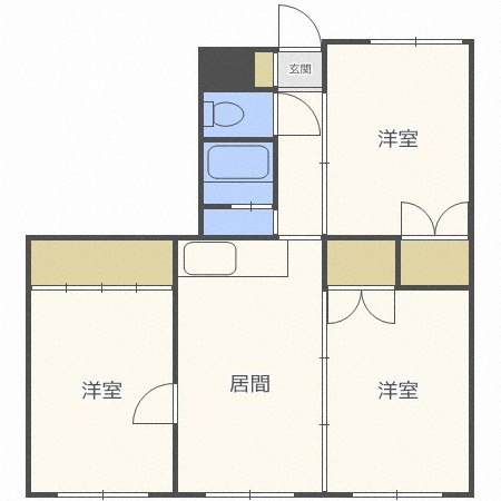 エルフィーネIの間取り