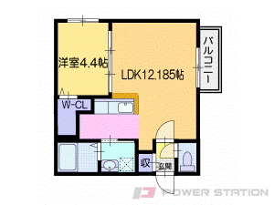 ヴォヤージュ円山の間取り