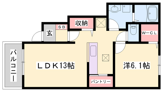 カプリＡの間取り