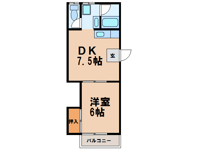 サンセットモール　パートIIの間取り